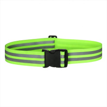 High visibility green security reflective safety belt